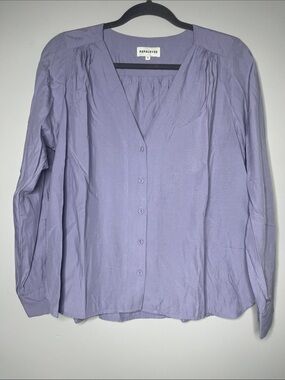 Pepaloves Lilac Long Sleeve Button Down